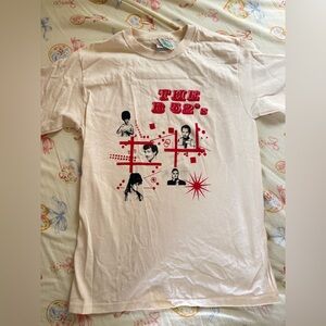 Vintage NEW The B52s white/cream graphic t-shirt Size M #streetwear